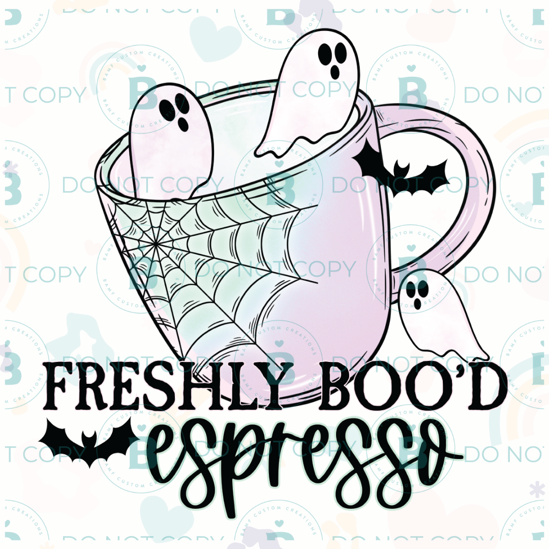 0844 | Freshly Boo'd Espresso | Stickercal