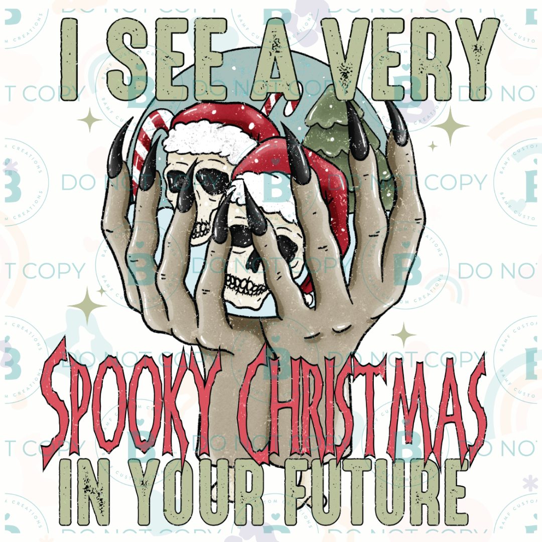 0856 | I See a Very Spooky Christmas in Your Future | Stickercal