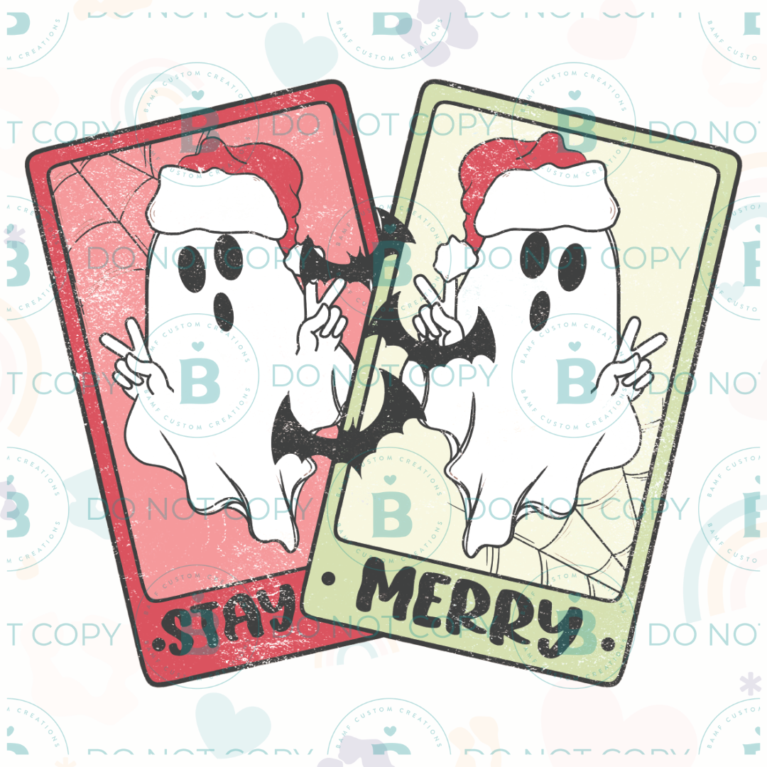 0857 | Stay Merry & Spooky | Stickercal