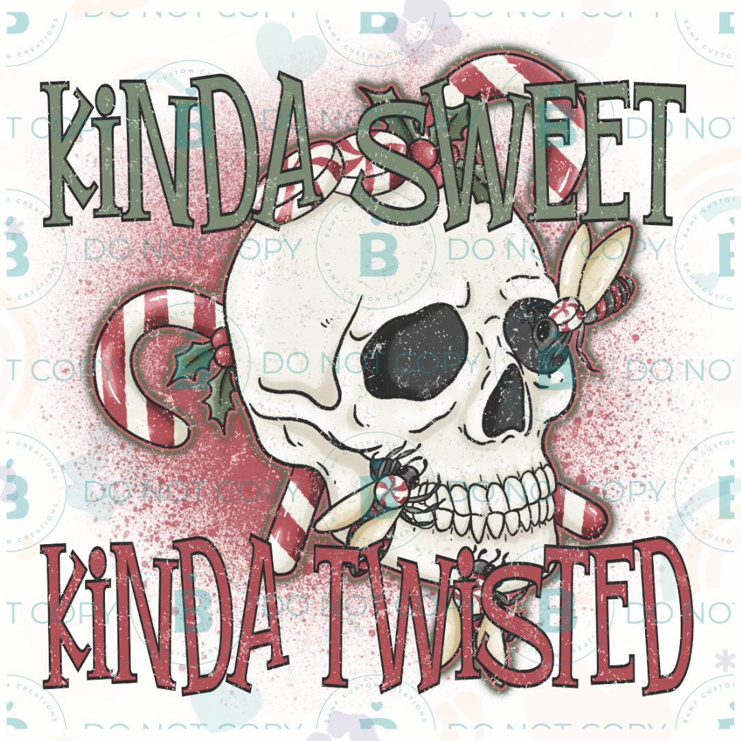 0860 | Kinda Sweet, Kinda Twisted | Stickercal