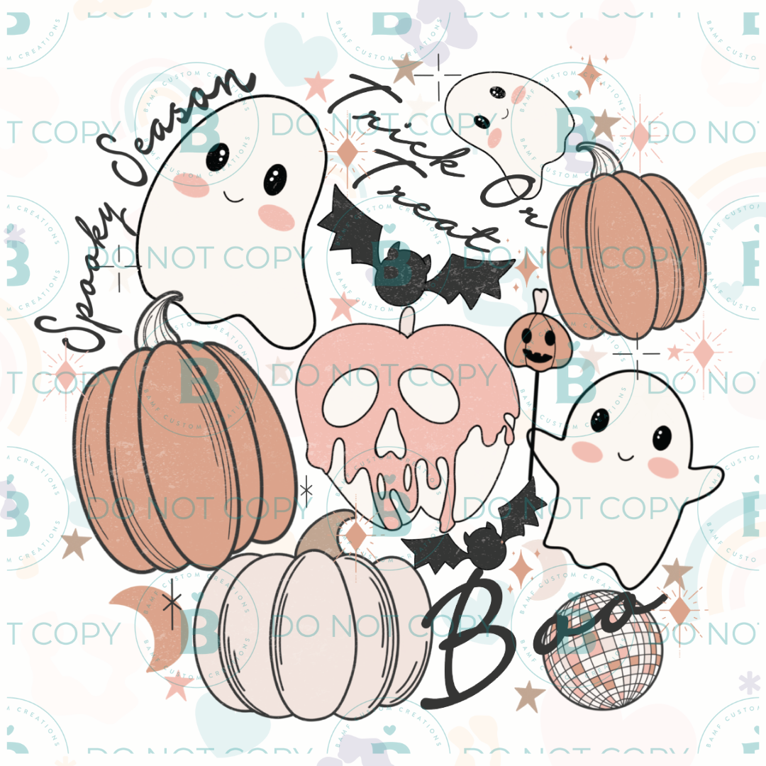 0866 | Cute Spooky Season Elements | Stickercal