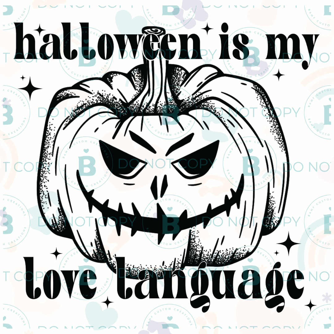 0867 | Halloween is my Love Language | Stickercal