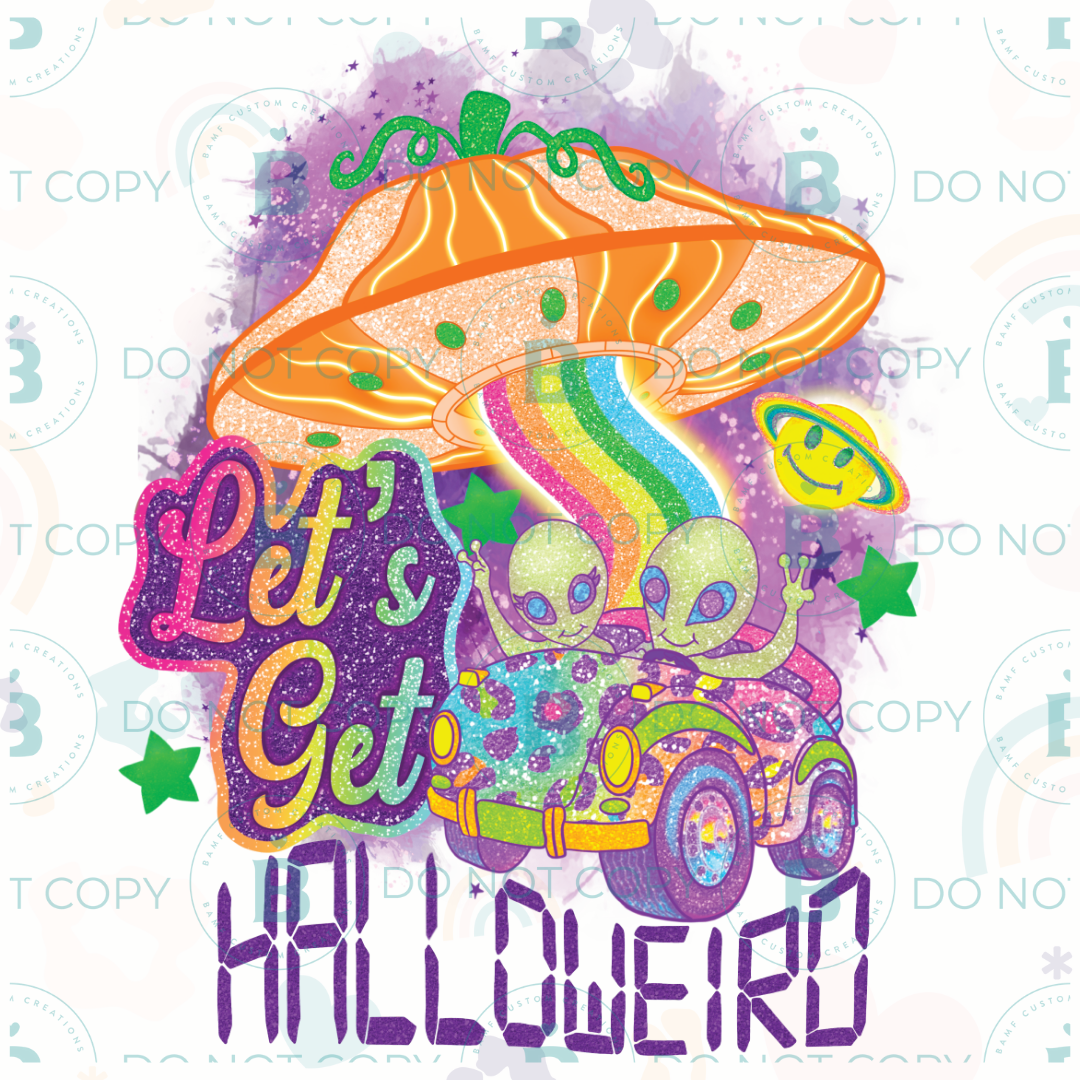 0881 | Let's Get Halloweird | Stickercal