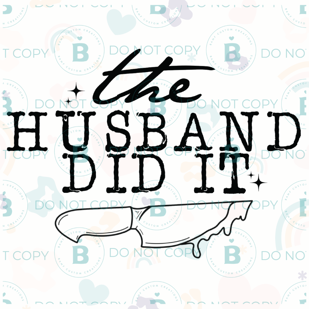0888 | The Husband Did It | Stickercal