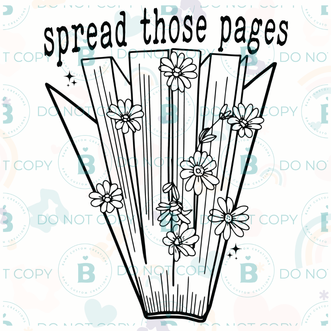 0890 | Spread Those Pages | Stickercal