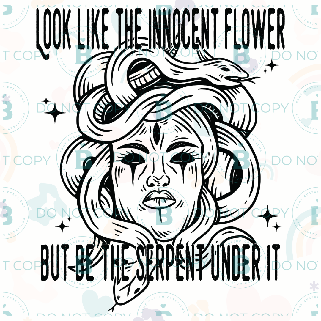 0897 | Look Like the Innocent Flower, but be the Serpent Under It | Stickercal
