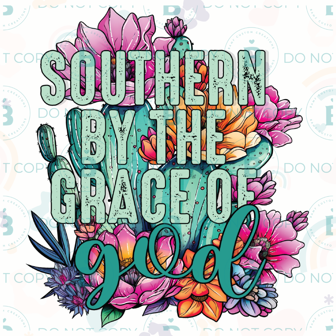 0901 | Southern by the Grace of God | Stickercal
