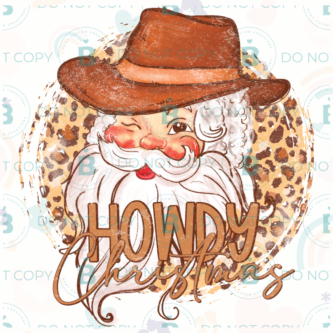 0908 | Howdy Christmas | Stickercal