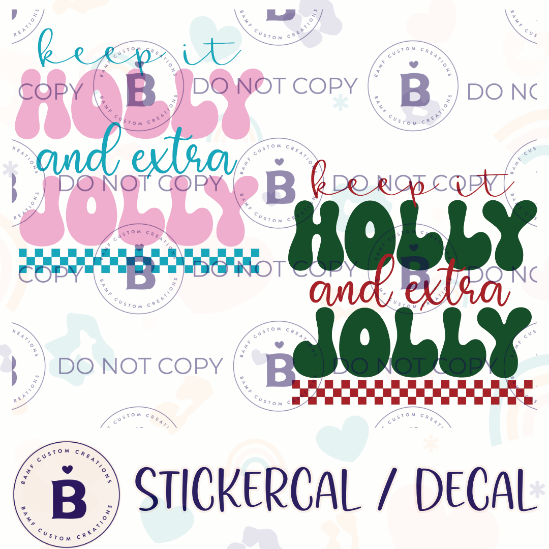 0910 | Keep it Holly & Extra Jolly | Stickercal