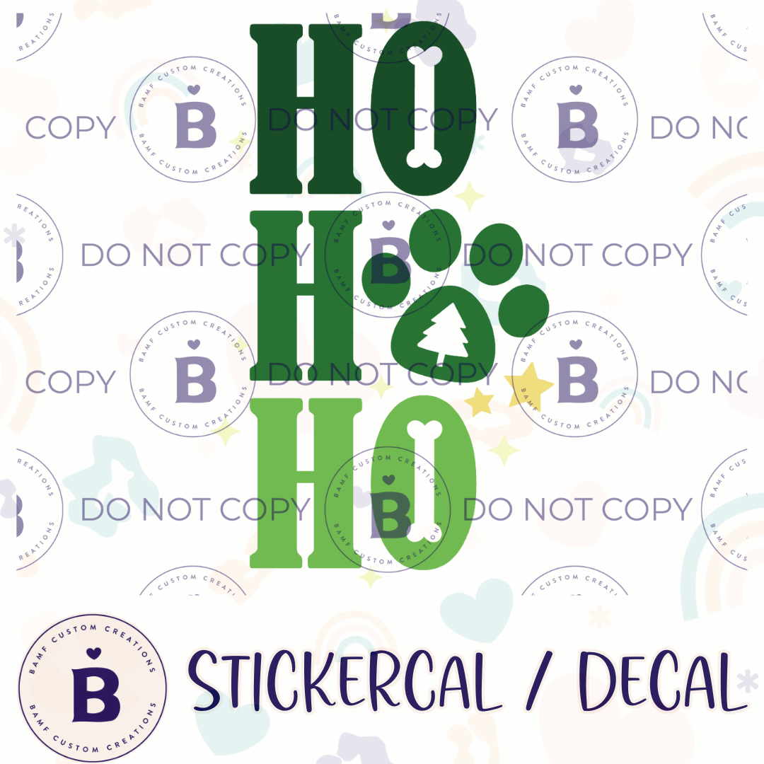 0926 | Ho Ho Ho (Pet Version) | Stickercal
