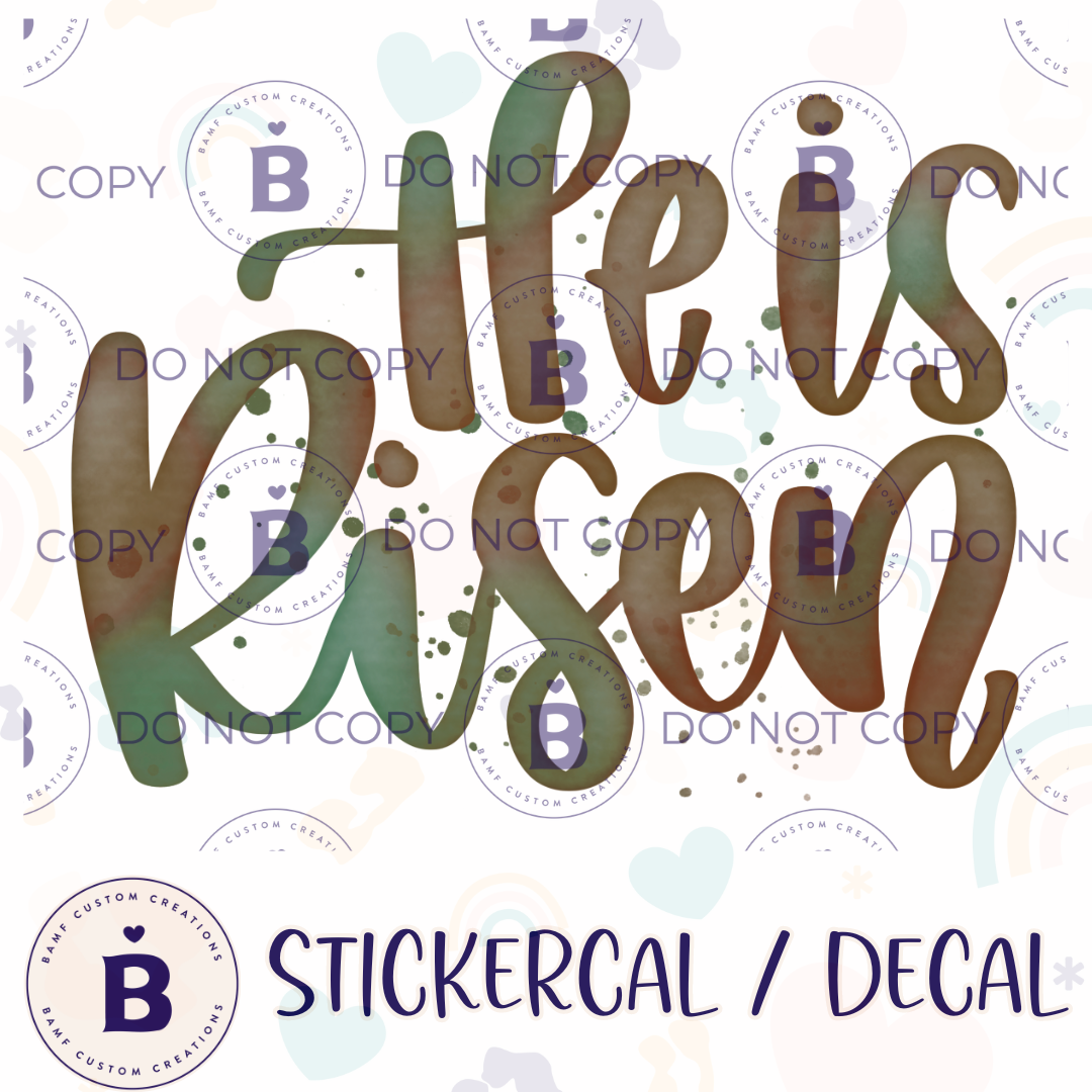 0978 | He is Risen | Stickercal