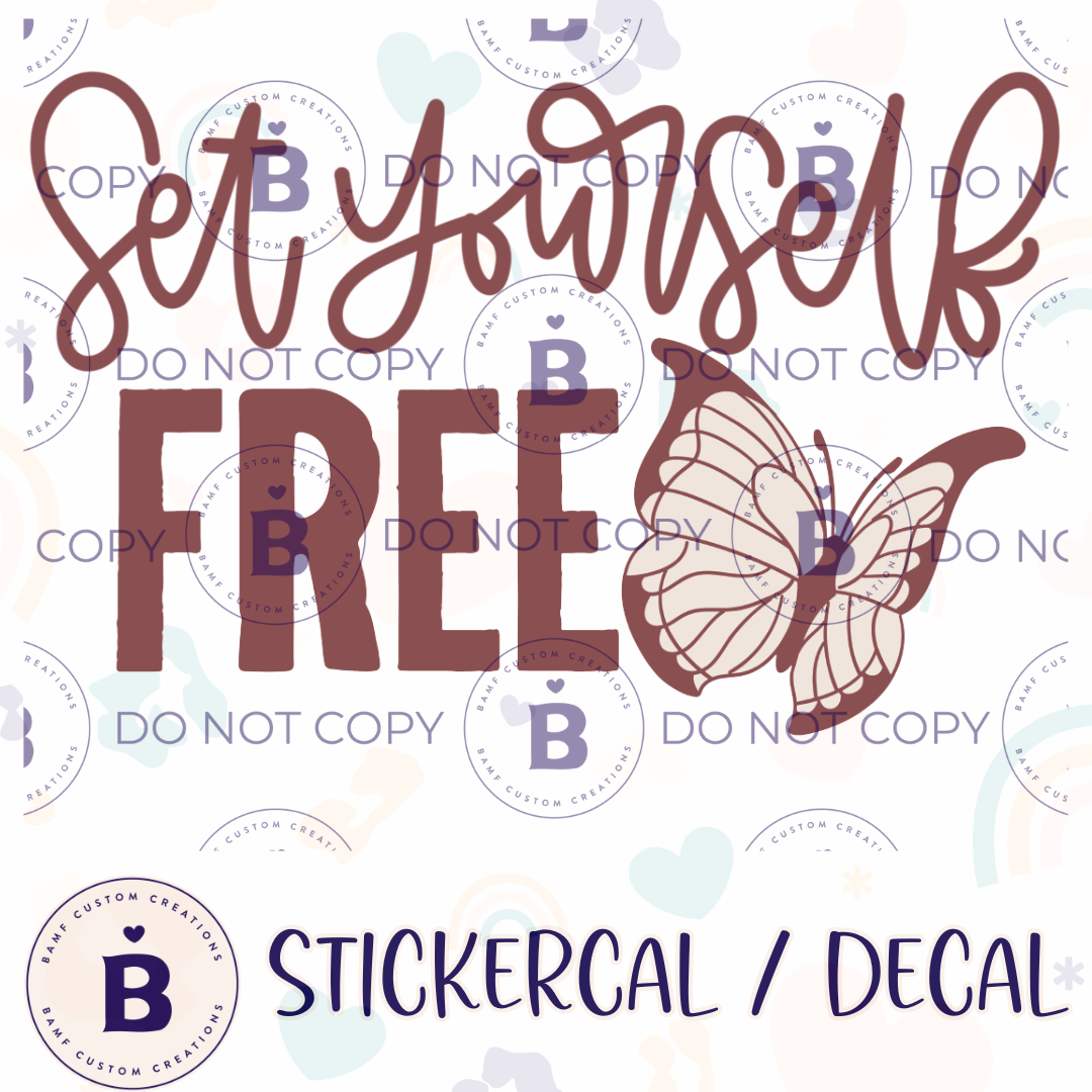 0981 | Set Yourself Free | Stickercal