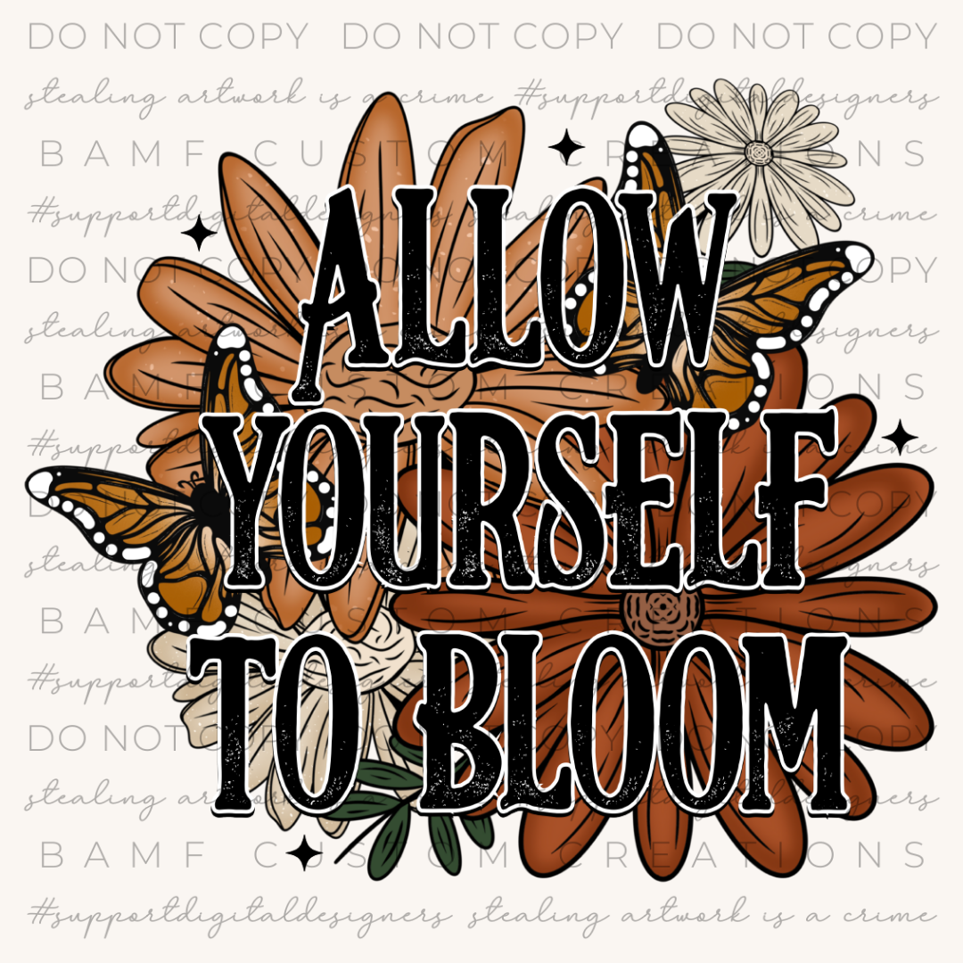 0996 | Allow Yourself to Bloom | Stickercal