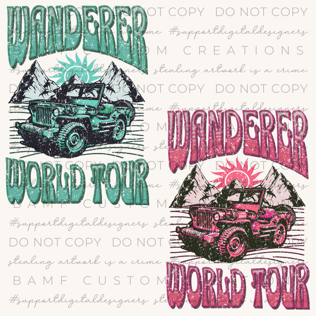 1006 | Wanderer World Tour | Stickercal