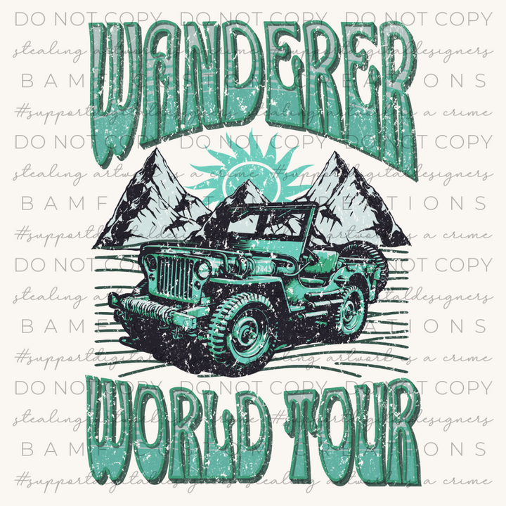 1006 | Wanderer World Tour | Stickercal