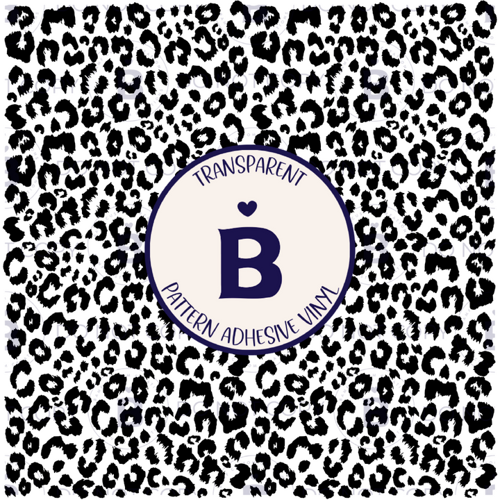 2044 | All Black Leopard Spots | Pattern Vinyl