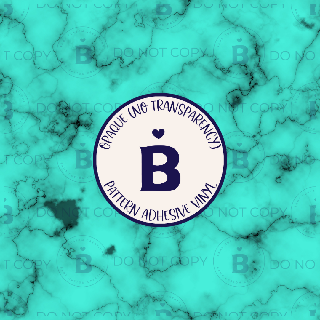 2104 | Turquoise Marble | Pattern Vinyl