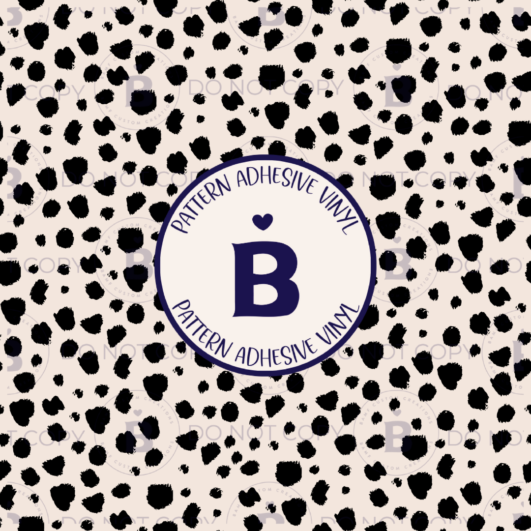 2161 | Black Cheetah Spots | Pattern Vinyl