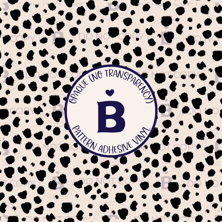 2161 | Black Cheetah Spots | Pattern Vinyl