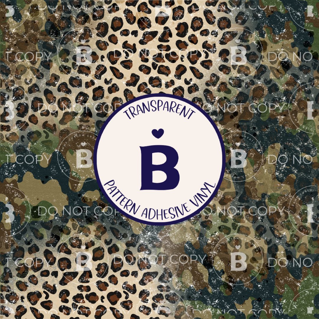 2198 | Leopard & Camo | Pattern Vinyl