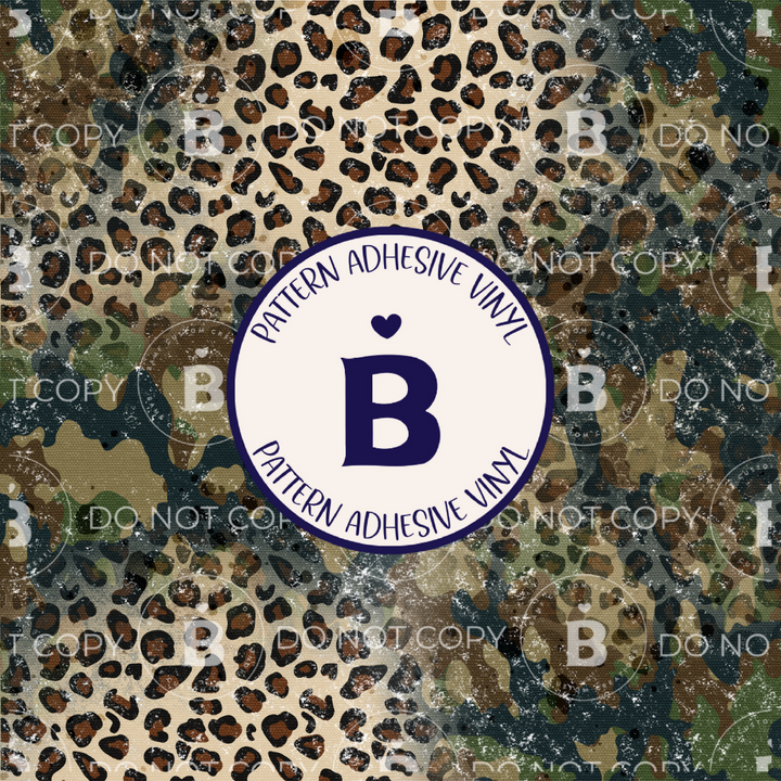 2198 | Leopard & Camo | Pattern Vinyl