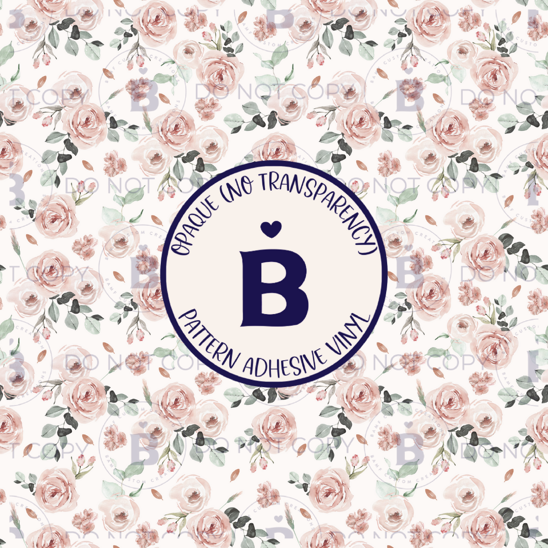 2261 | Blushing Rose | Pattern Vinyl