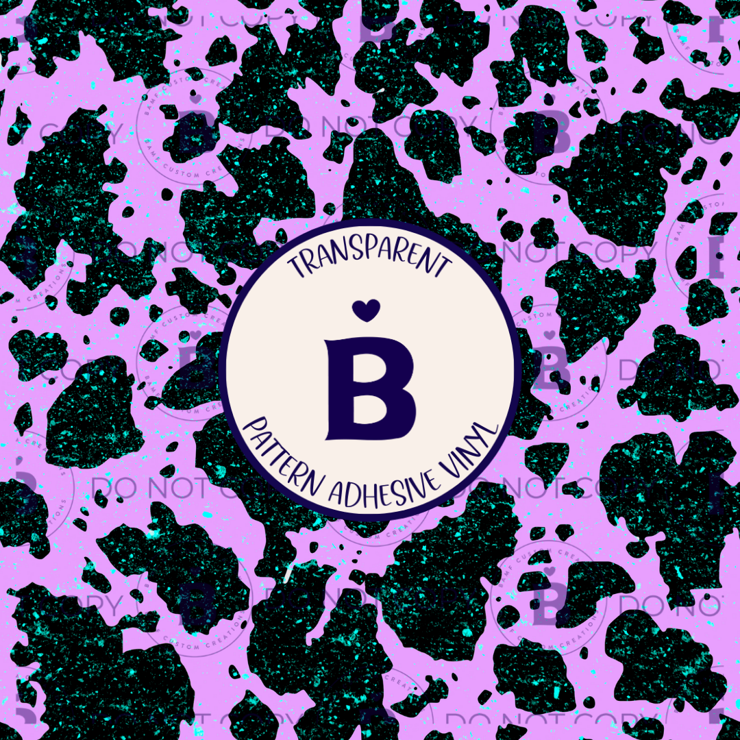 2366 | Purple Cow Print | Pattern Vinyl