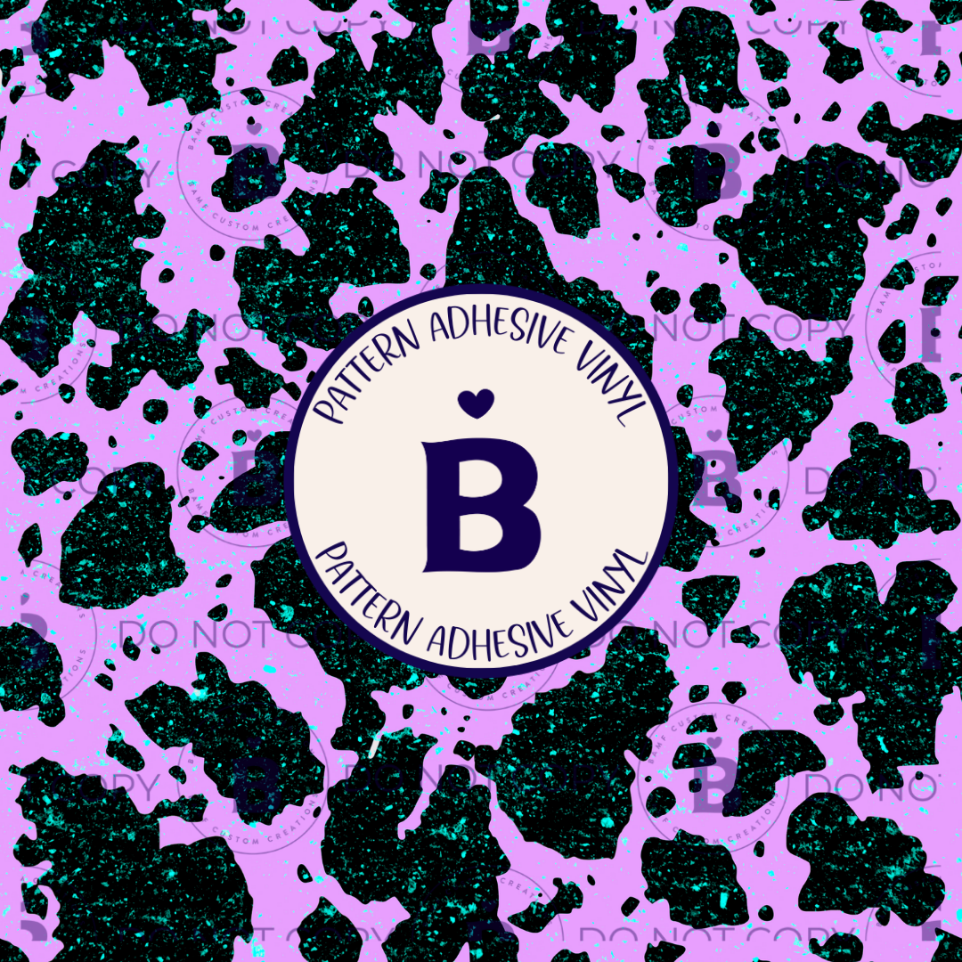 2366 | Purple Cow Print | Pattern Vinyl