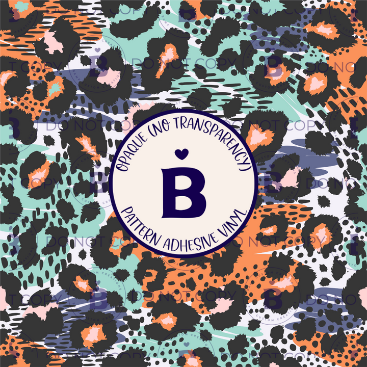 2397 | Abstract Leopard | Pattern Vinyl