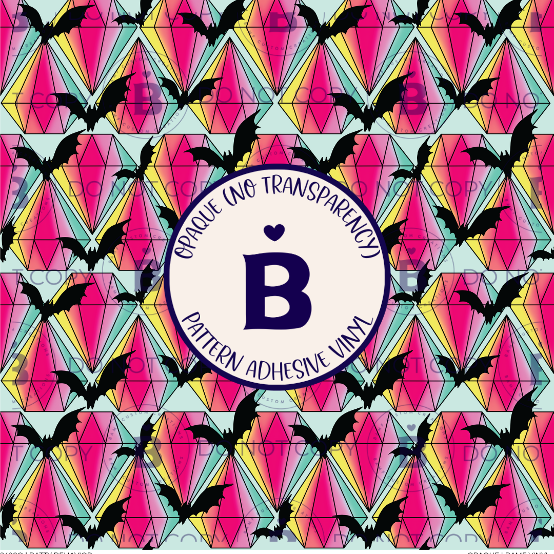 2490 | Batty Behavior | Pattern Vinyl