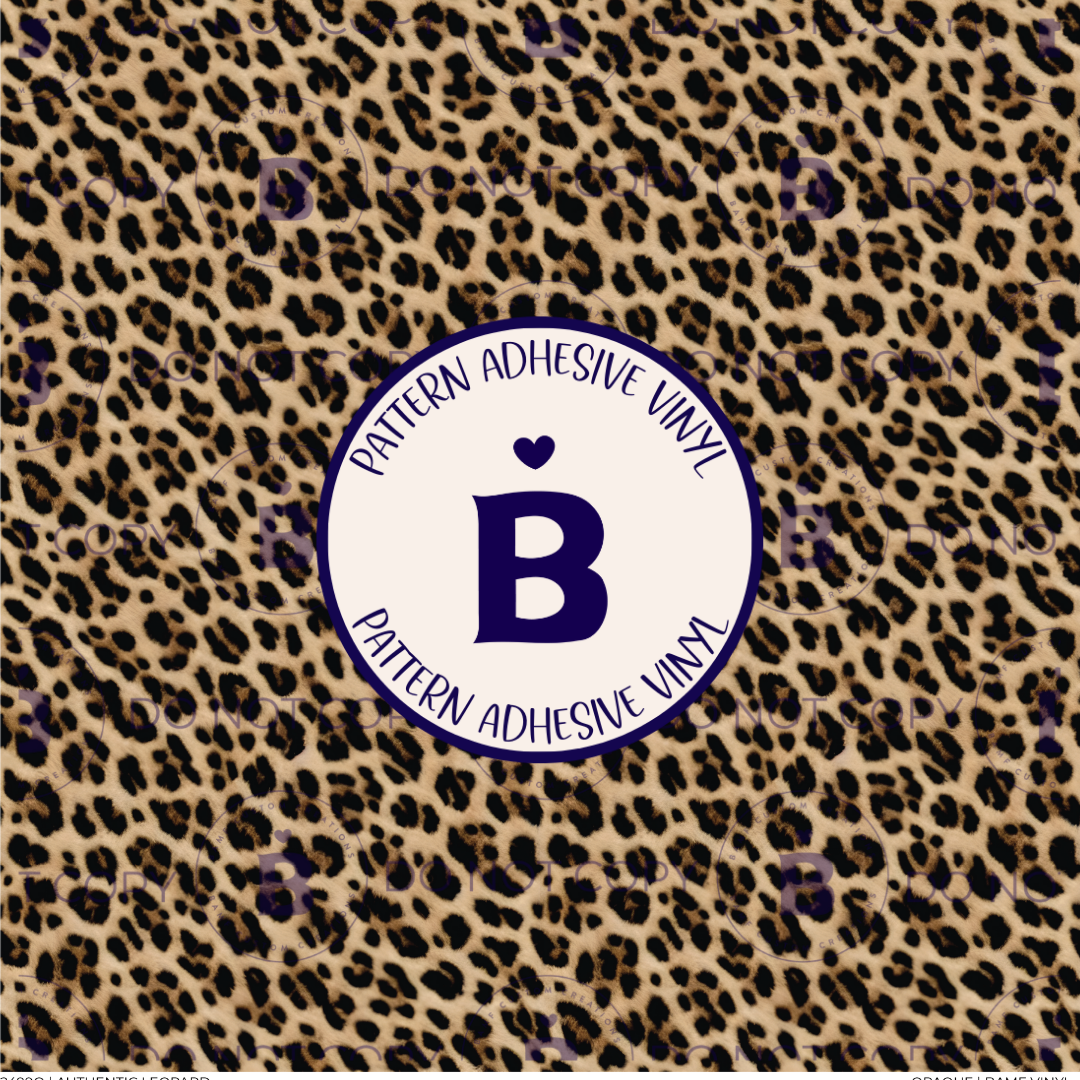 2499 | Authentic Leopard | Pattern Vinyl