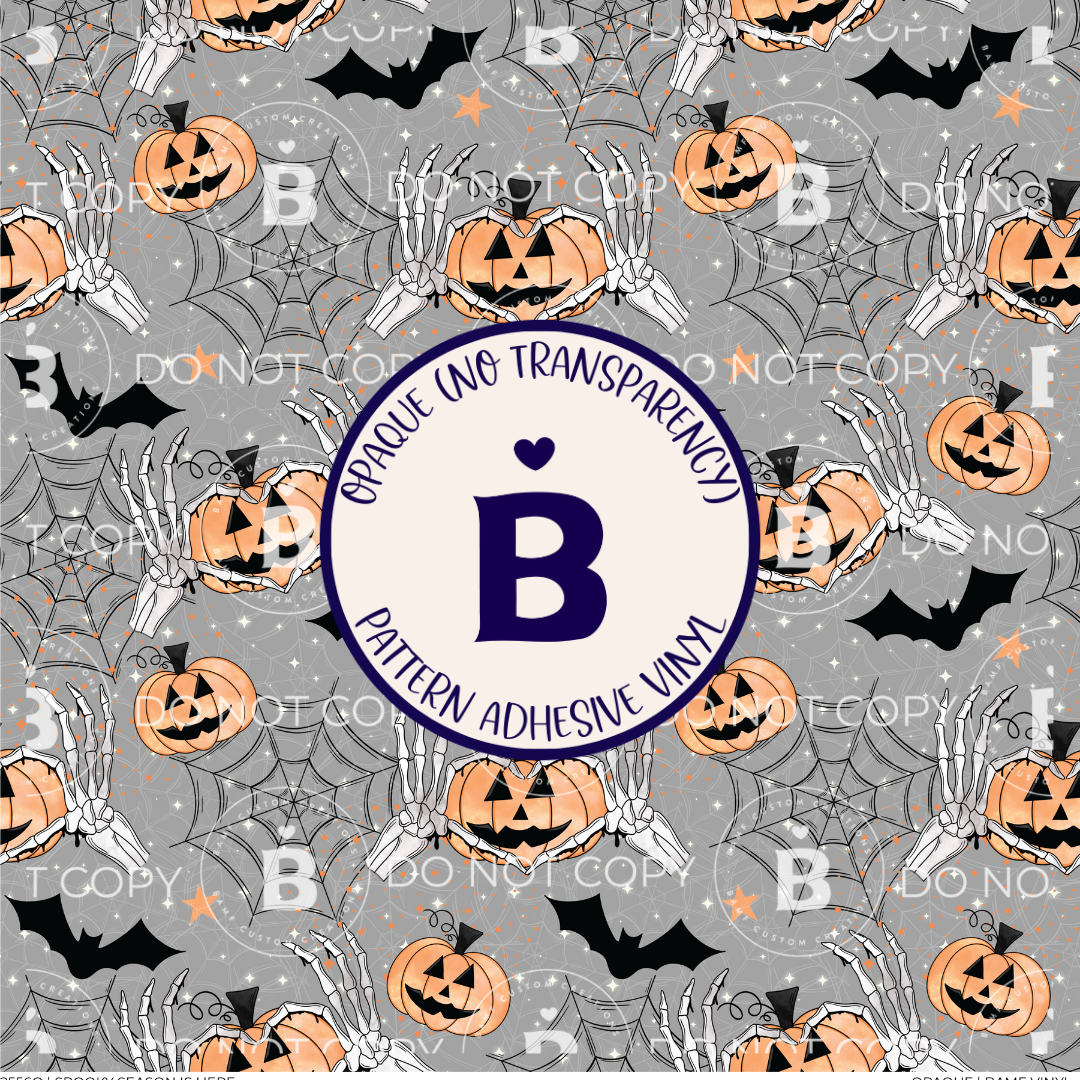 2556 | Spooky Season is Here | Pattern Vinyl