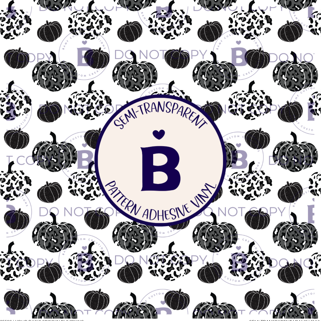 2559 | Basic Spooky Pumpkins | Pattern Vinyl