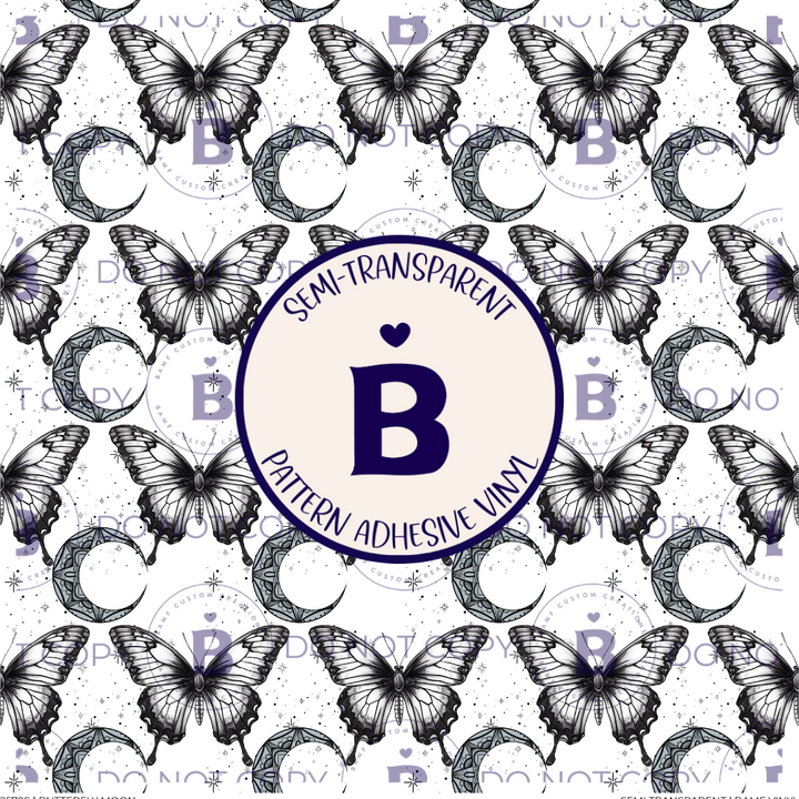 2570 | Butterfly Moon | Pattern Vinyl