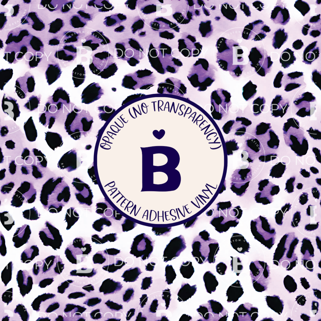 2687 | Lavender Leopard | Pattern Vinyl