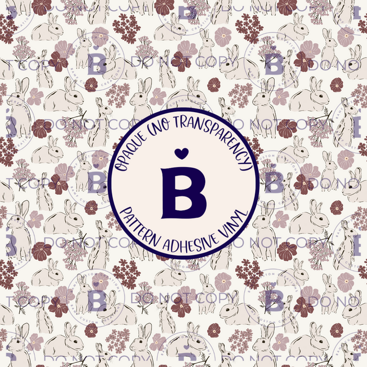 2705 | Boho Bunny | Pattern Vinyl