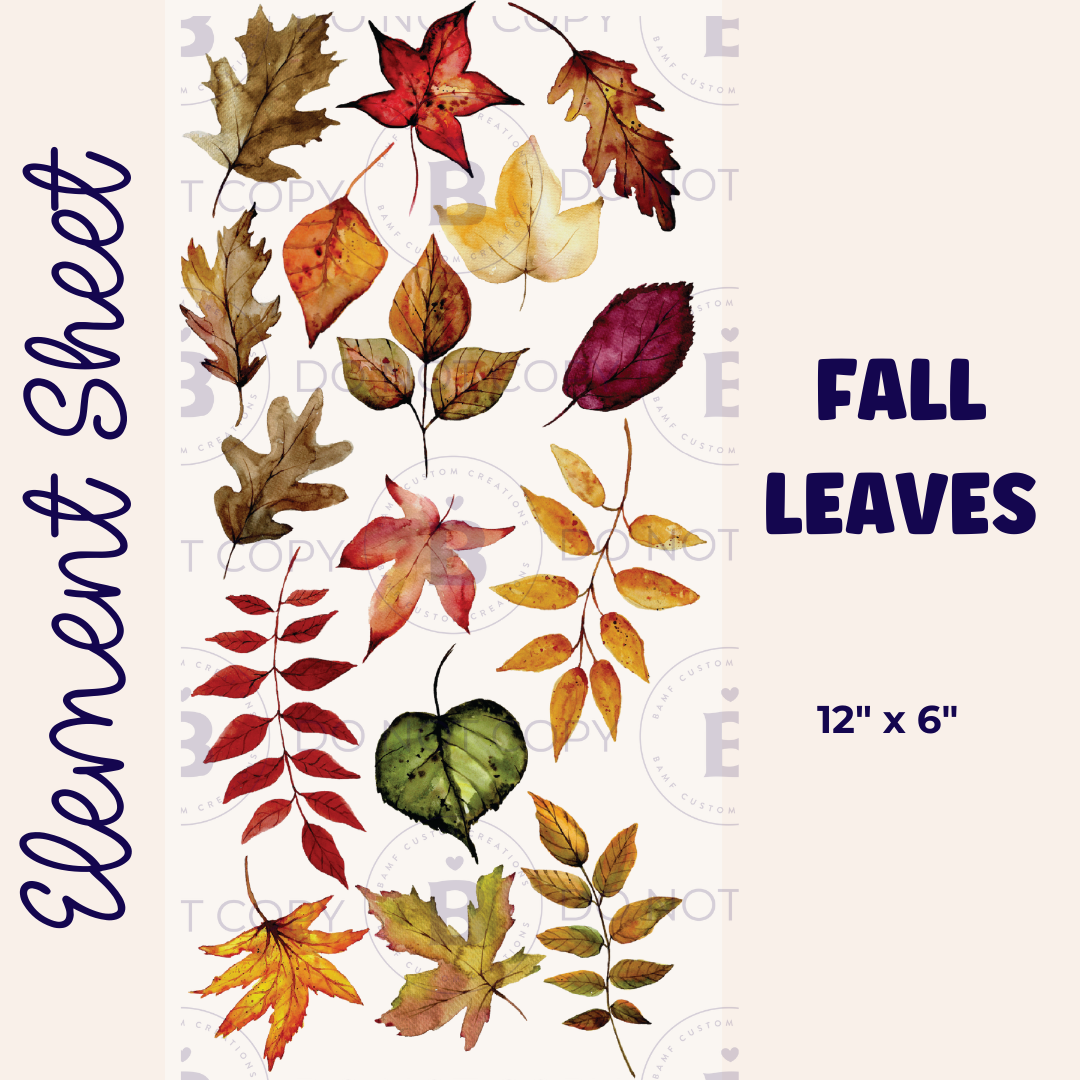 E007 | Fall Leaves | Element Sheet