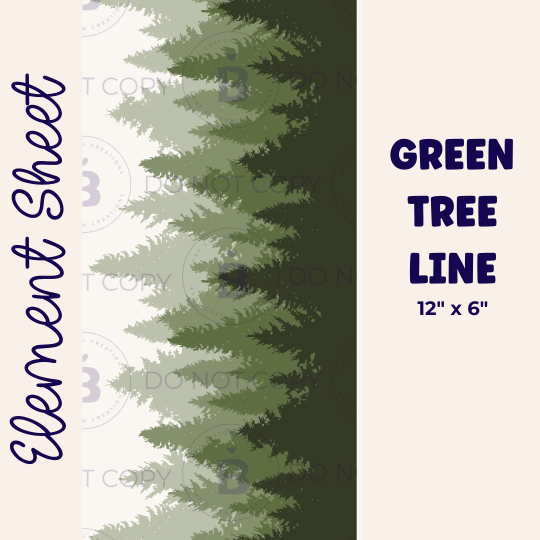 E035 | Tree Silhouette | Element Sheet