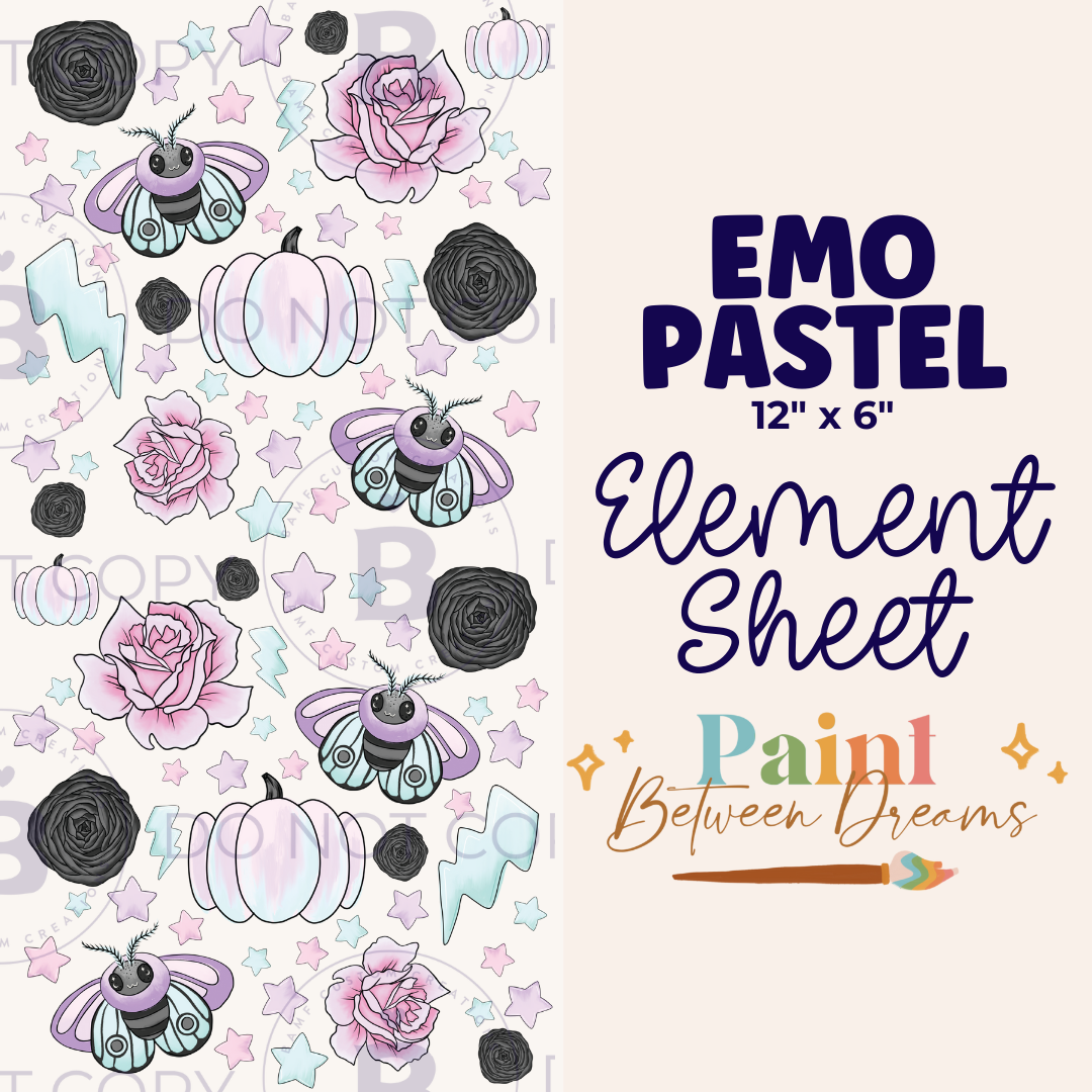 E045 | Pastel Emo | PBD | Element Sheet