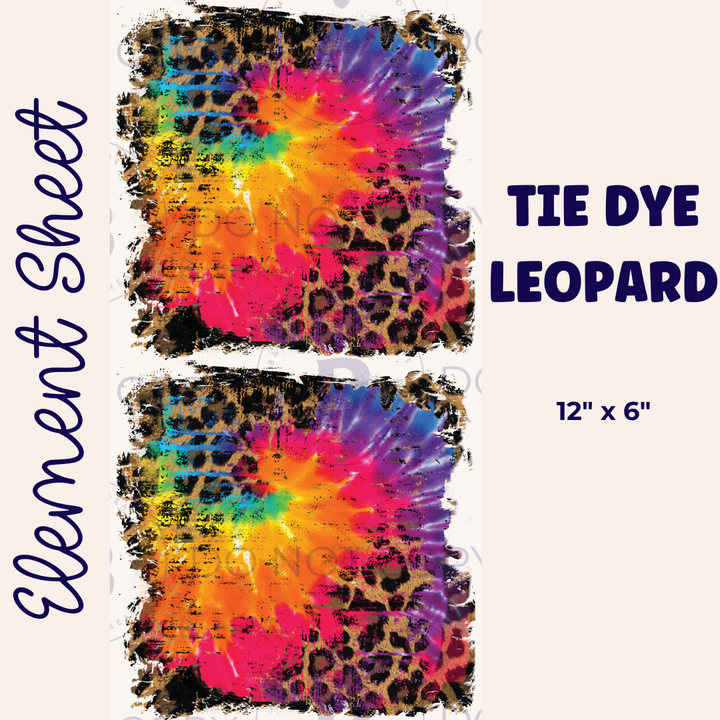 E048 | Leopard TieDye | Element Sheet