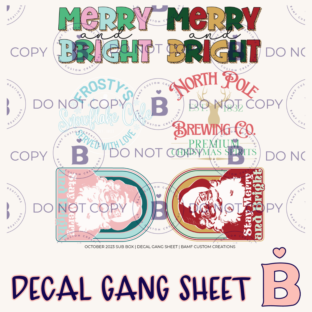 10-2023 | Decal Gang Sheet