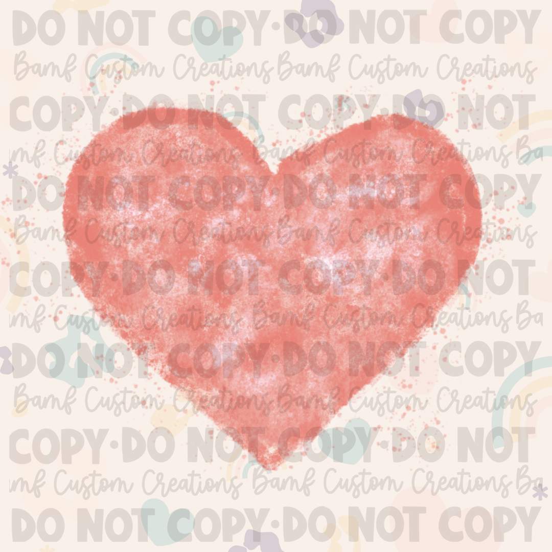 0105 | Watercolor Heart | Stickercal