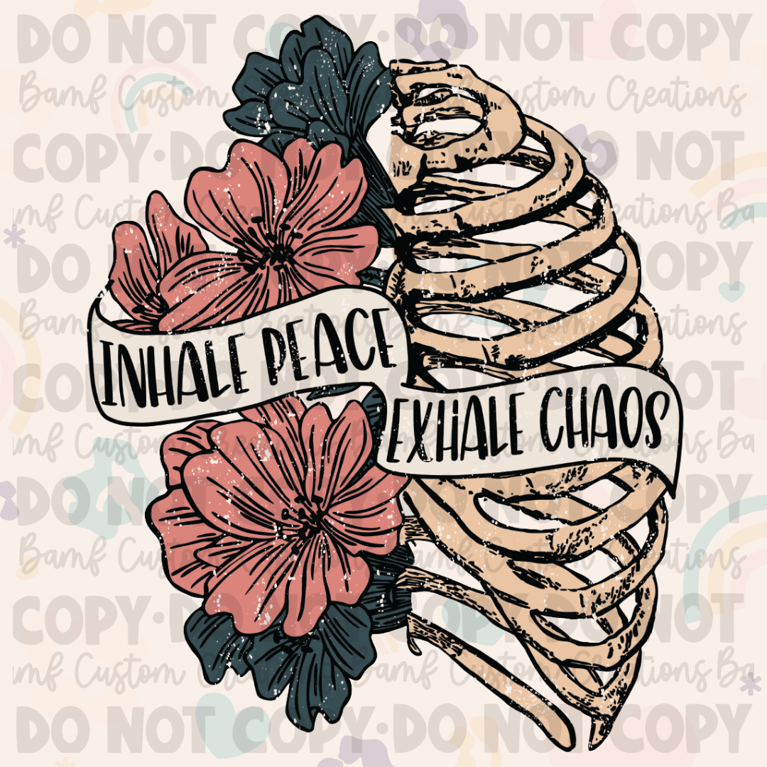 0286 | Inhale Peace, Exhale Chaos | Stickercal