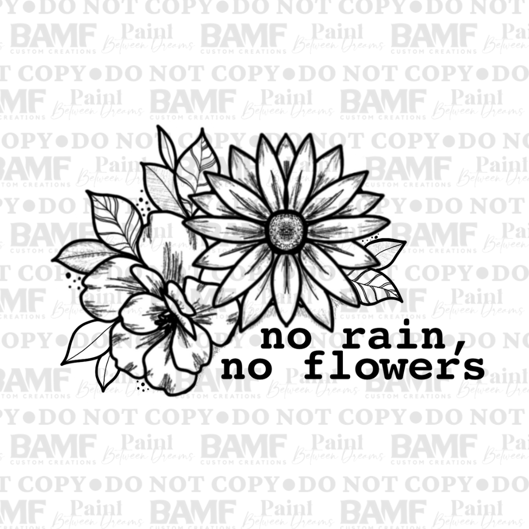 0331 | No Rain, No Flowers | PBD | Stickercal