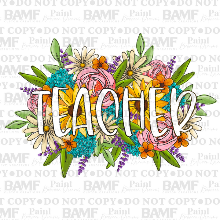0337 | Floral Teacher | PBD | Stickercal