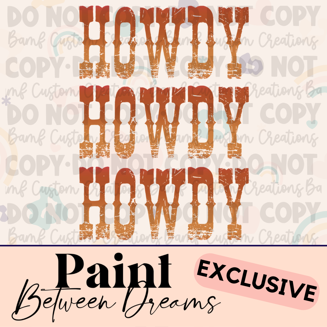 0391 | Howdy | PBD | Stickercal