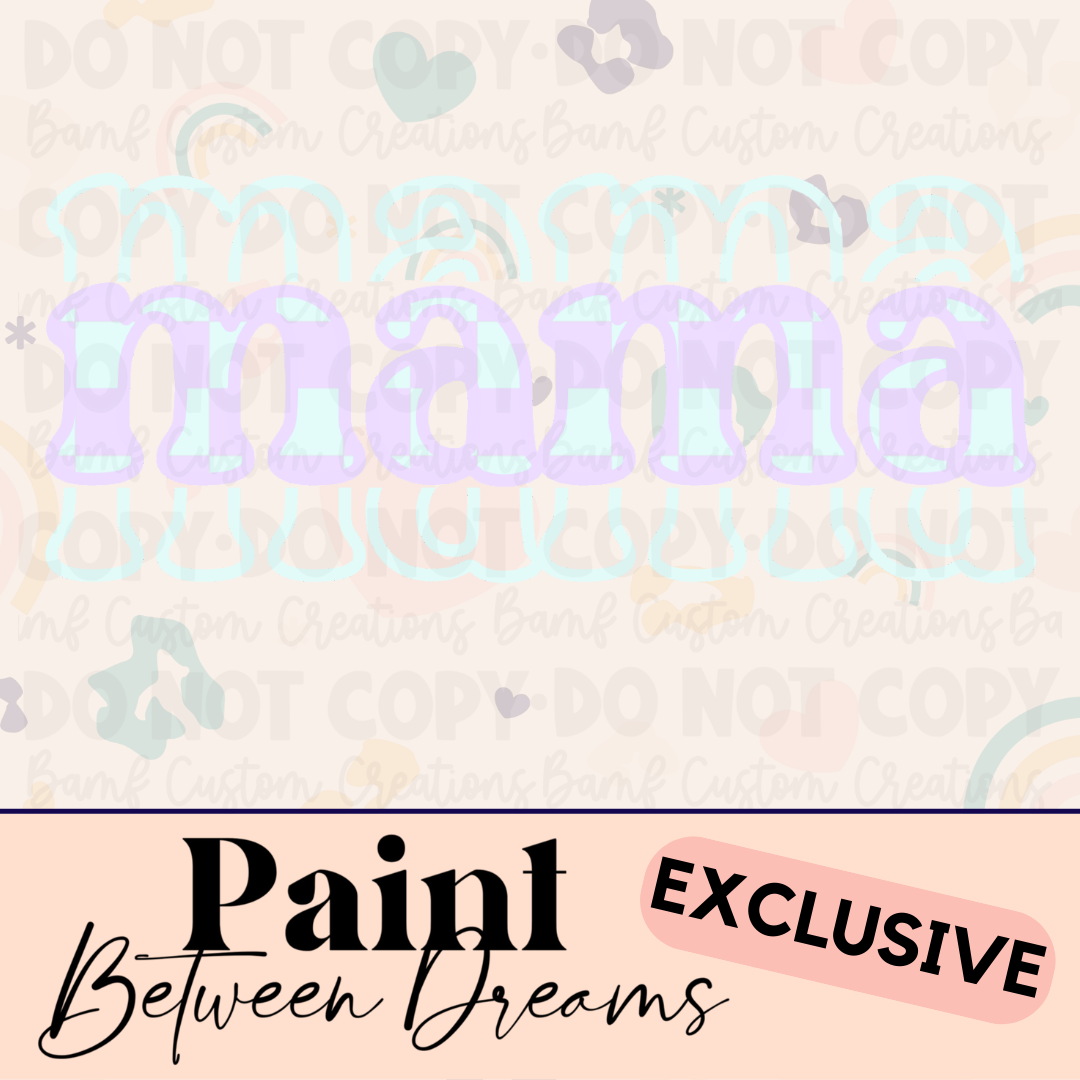 0403 | Pastel Mama Stacked | PBD | Stickercal