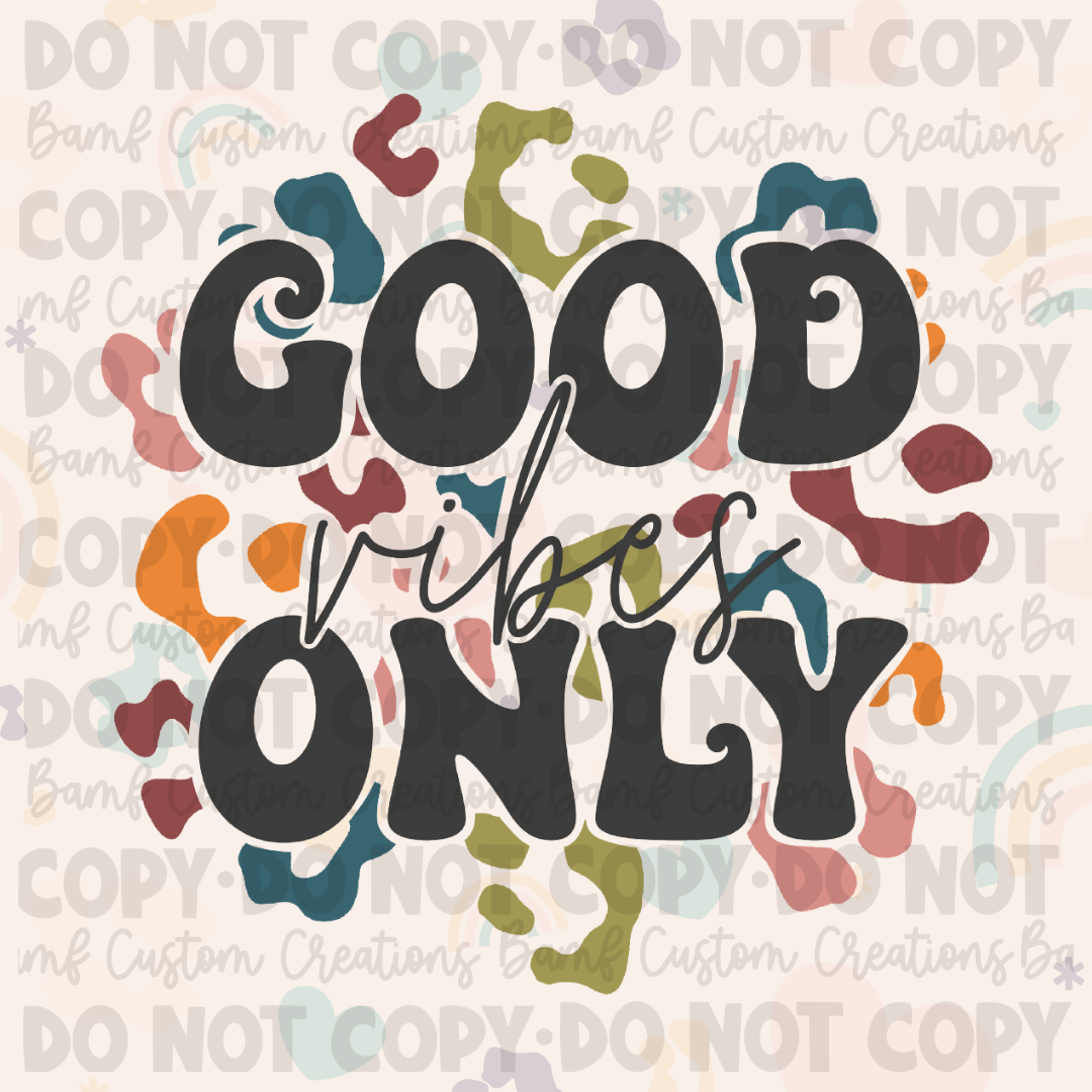 0412 | Good Vibes Only | Stickercal