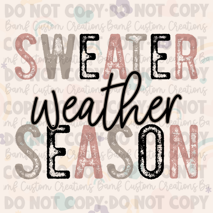 0425 | Sweater Weather Season | Stickercal