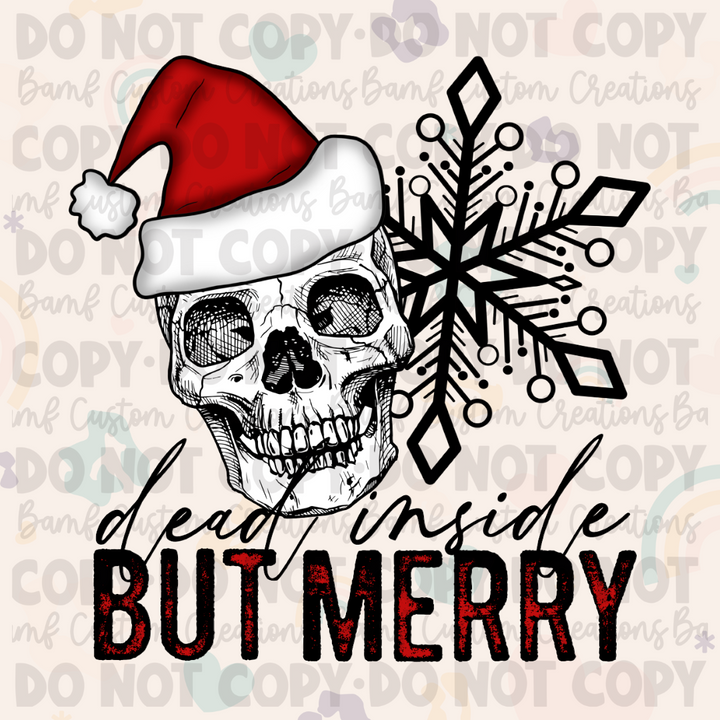 0430 | Dead Inside but Merry | Stickercal